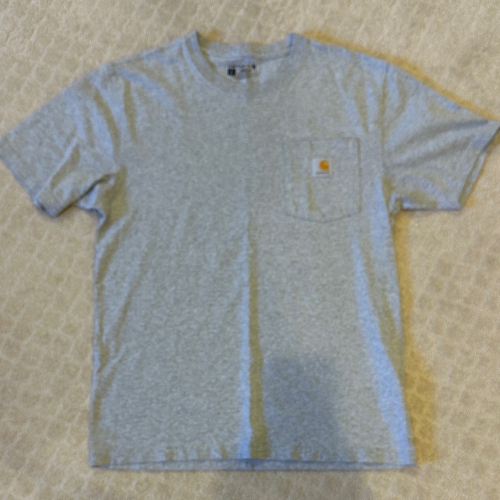 Carhartt Men's Heather Gray Short Sleeve Loose Fit Tee Men’s S